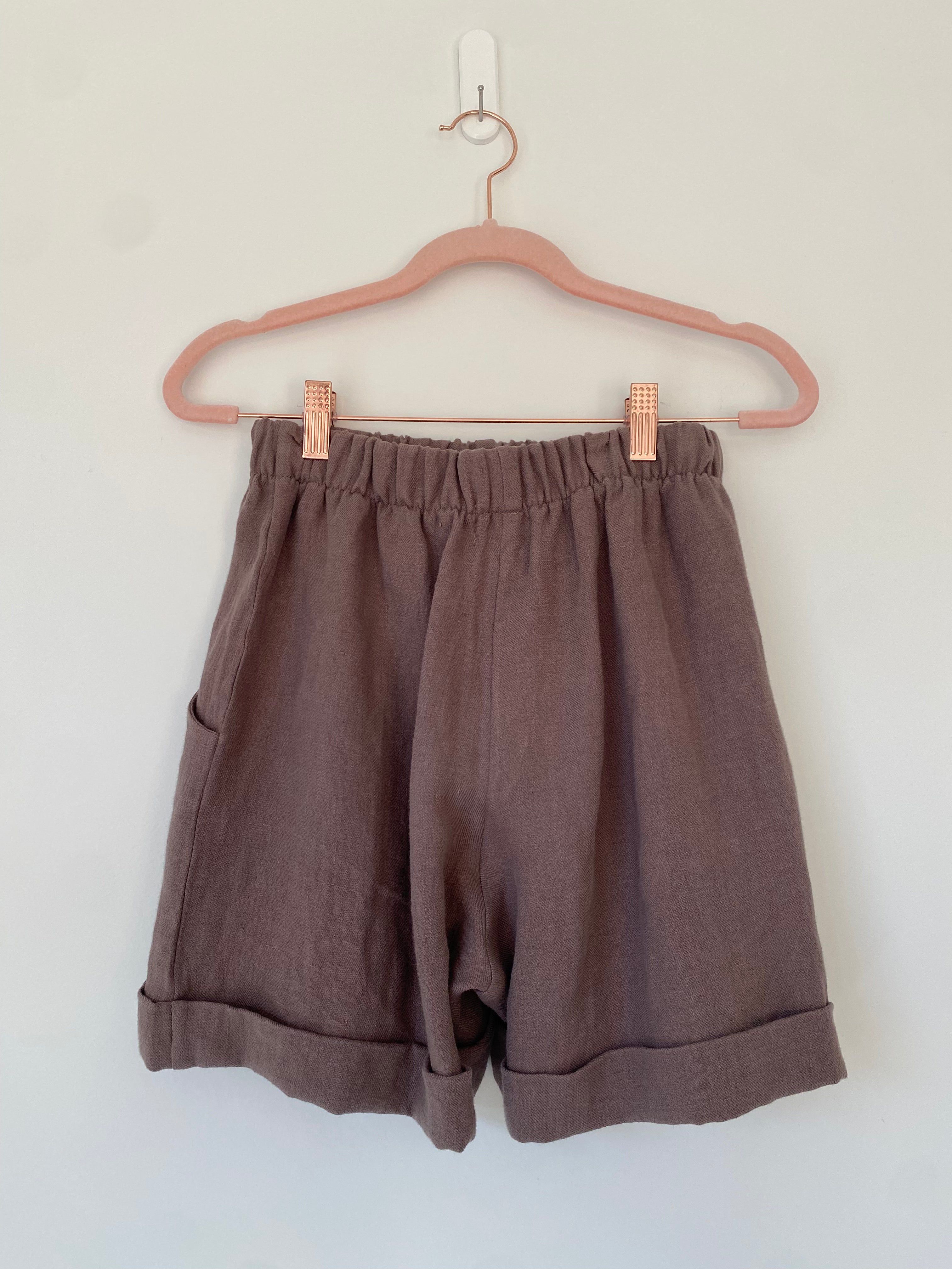 Marketplace - S - The Shorts - Linen Twill - Earl Grey