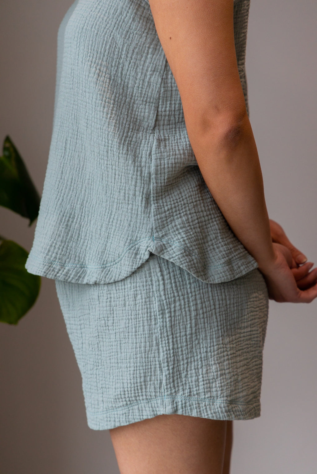 Marketplace - S - Gauze Shorts - Mint