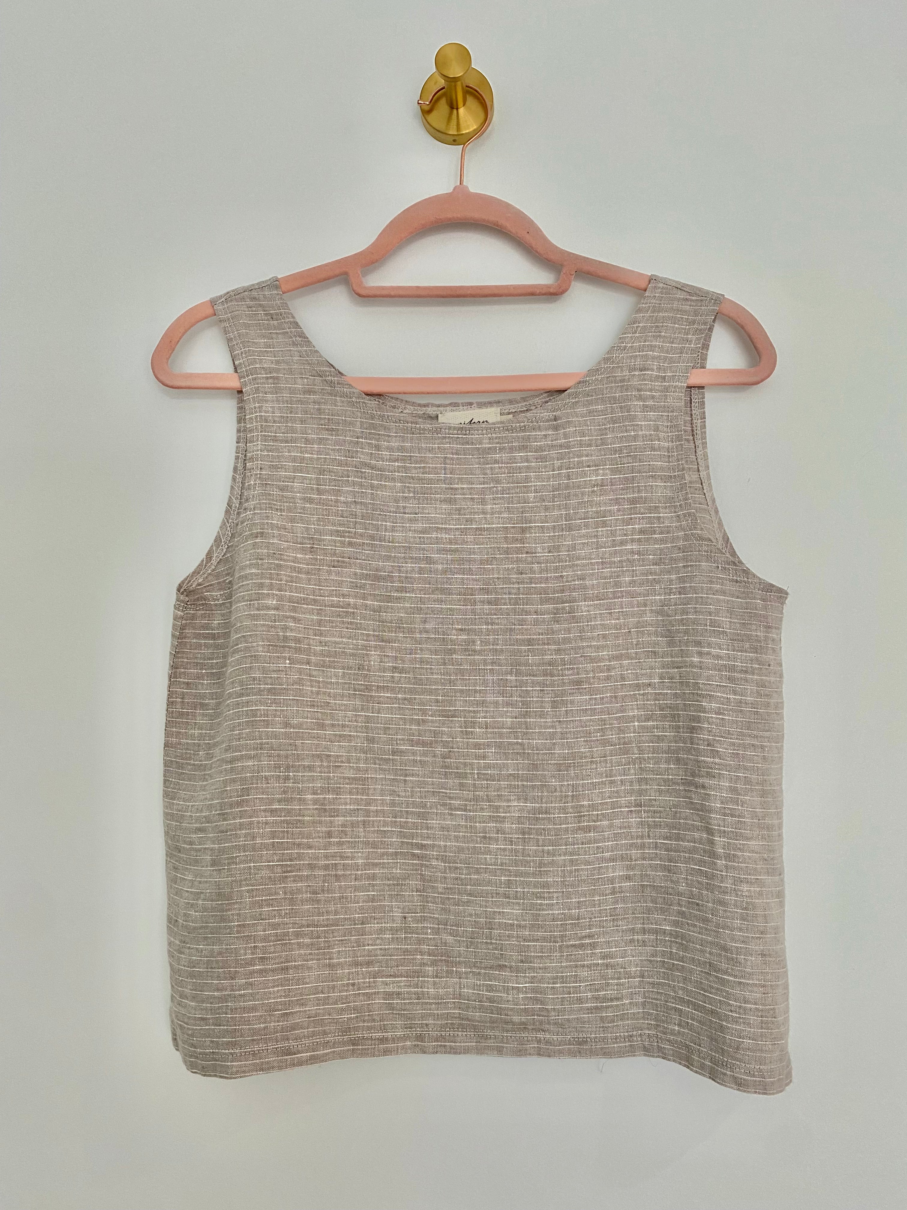The Tank -  Linen - Checks & Stripes