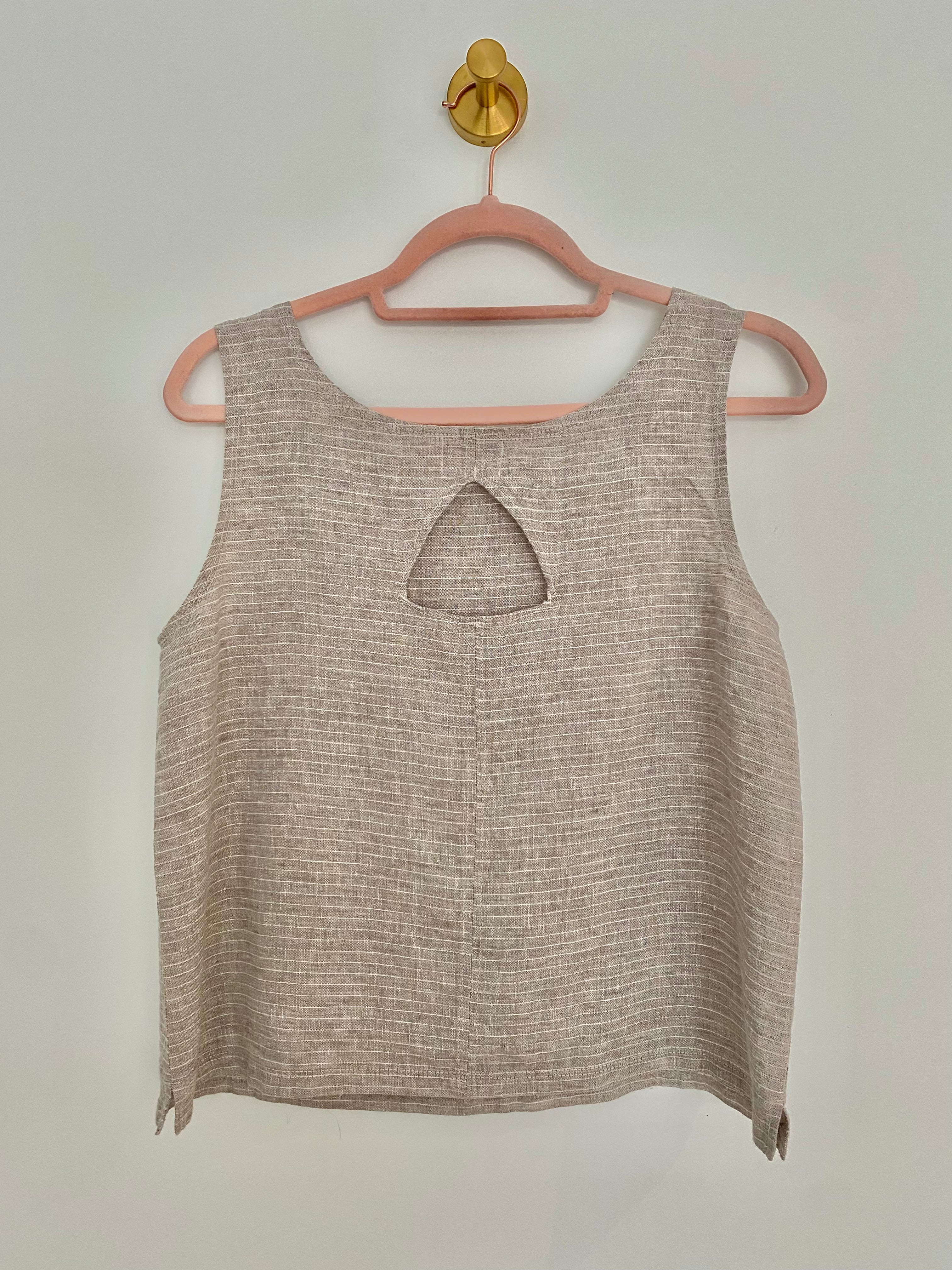 The Tank -  Linen - Checks & Stripes
