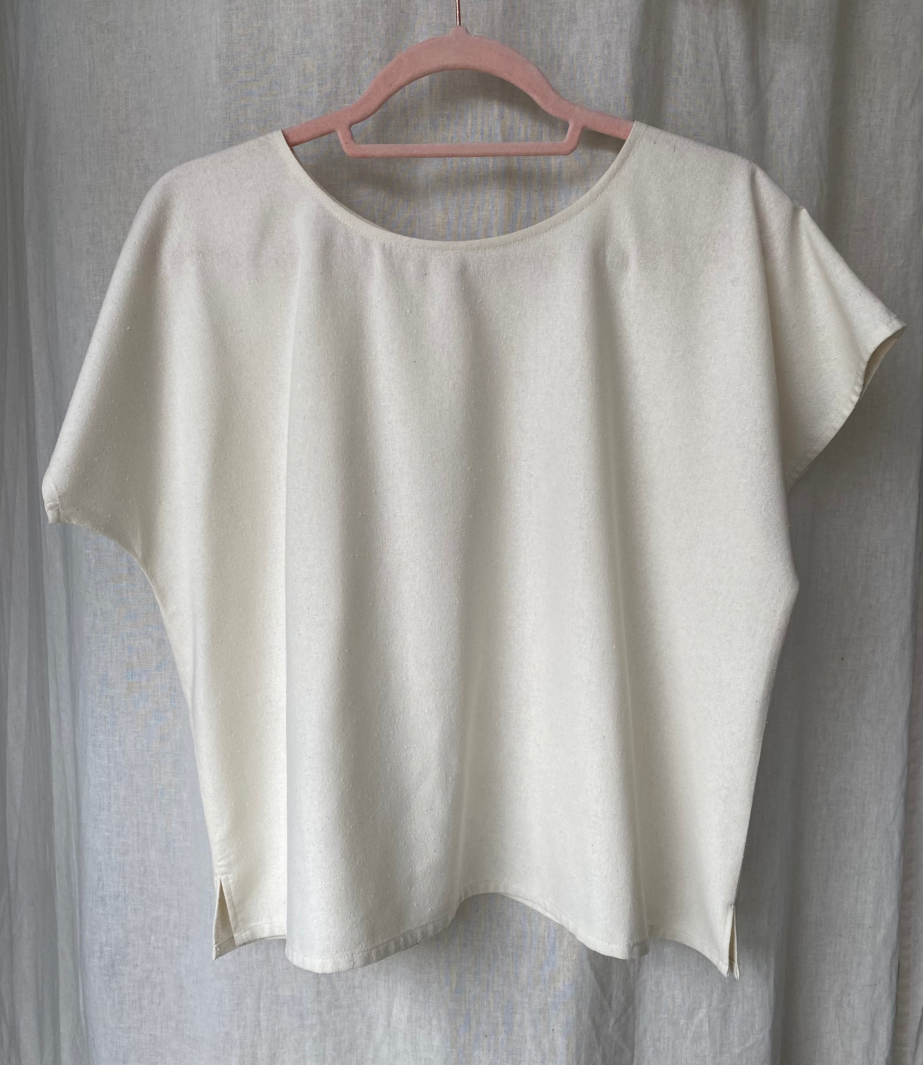 Marketplace - Small - Box Top - Raw Silk - Cream