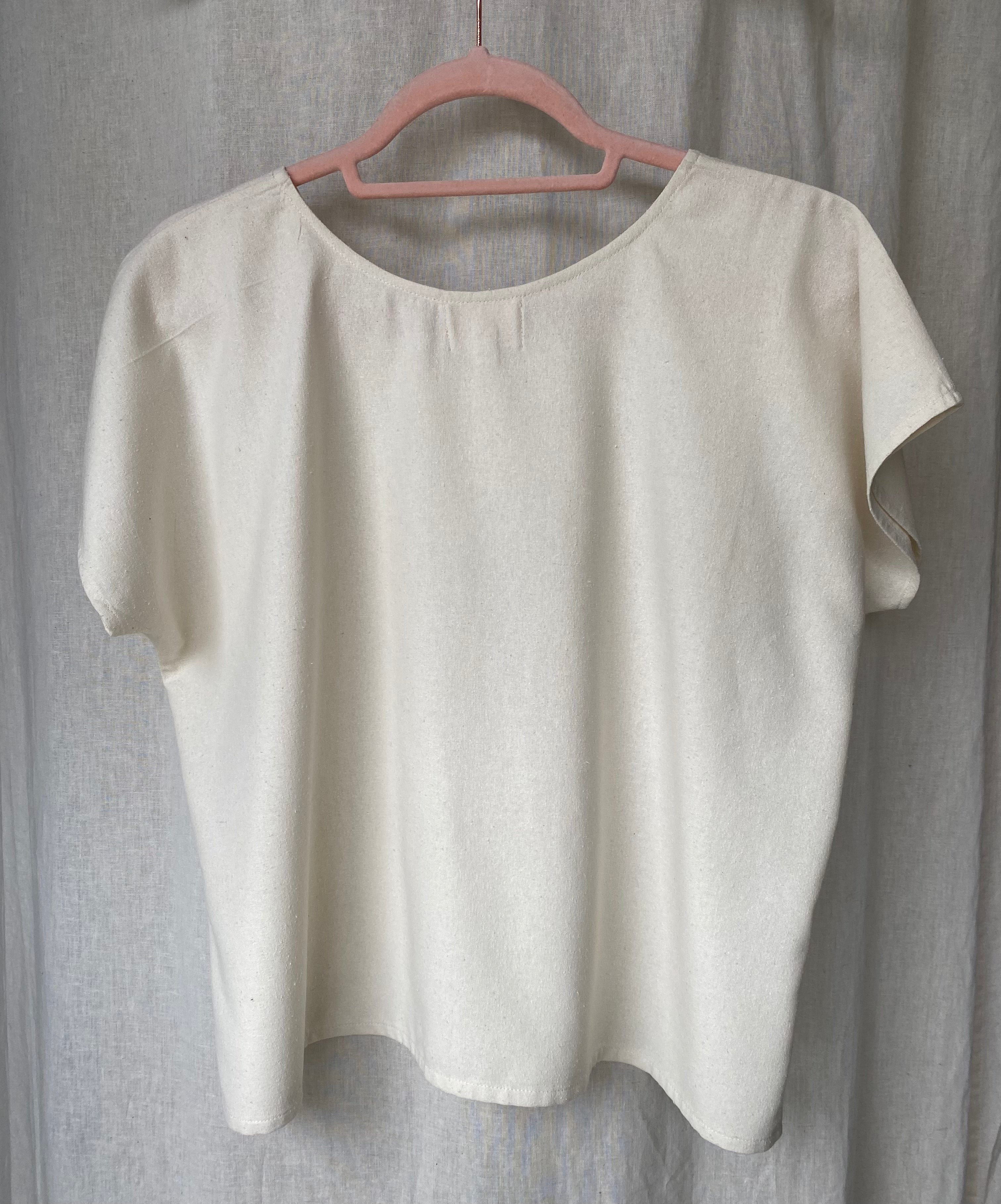 Marketplace - Small - Box Top - Raw Silk - Cream