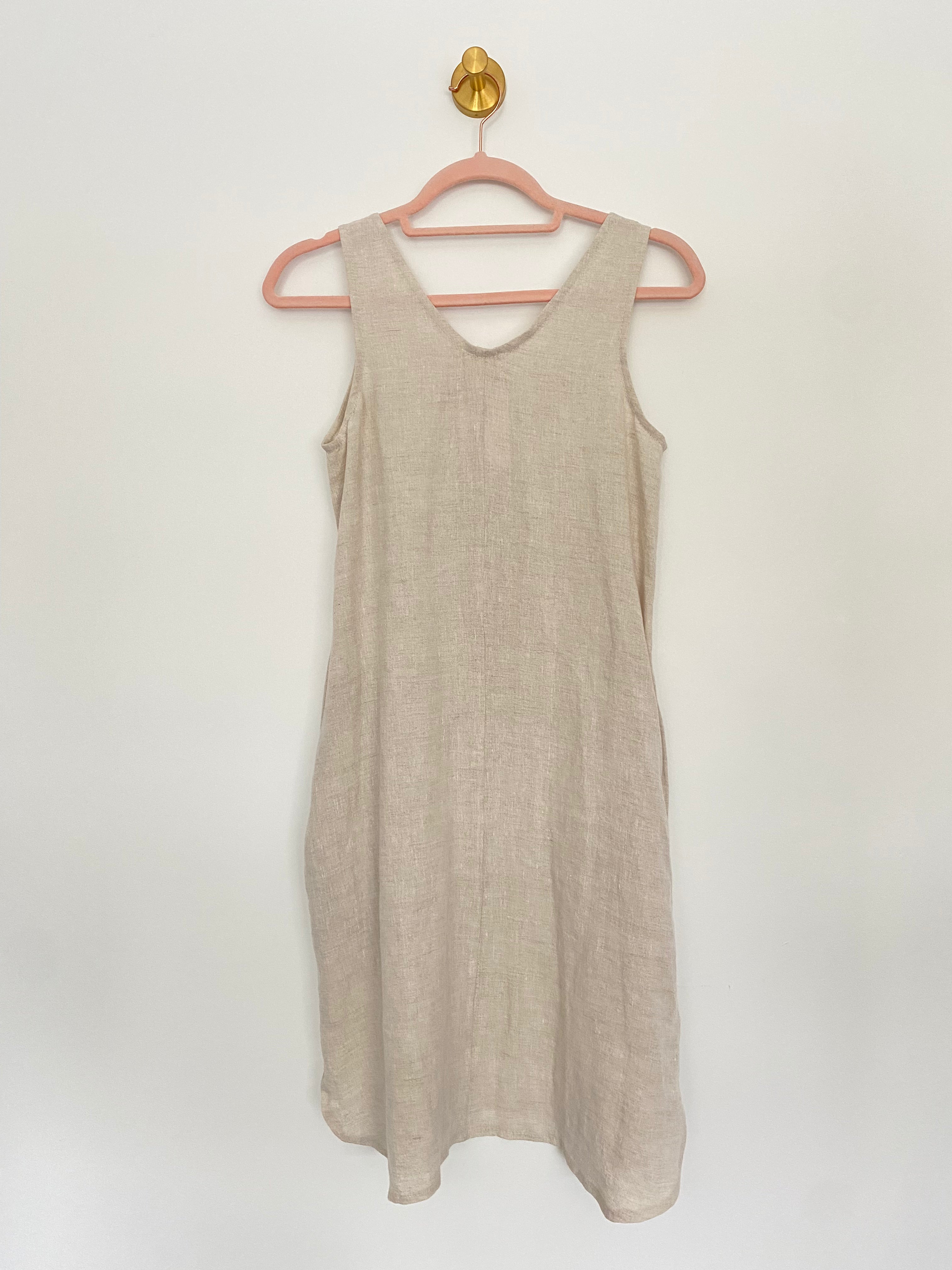 Marketplace - XS - Winona Dress - Antique Linen - Oatmeal