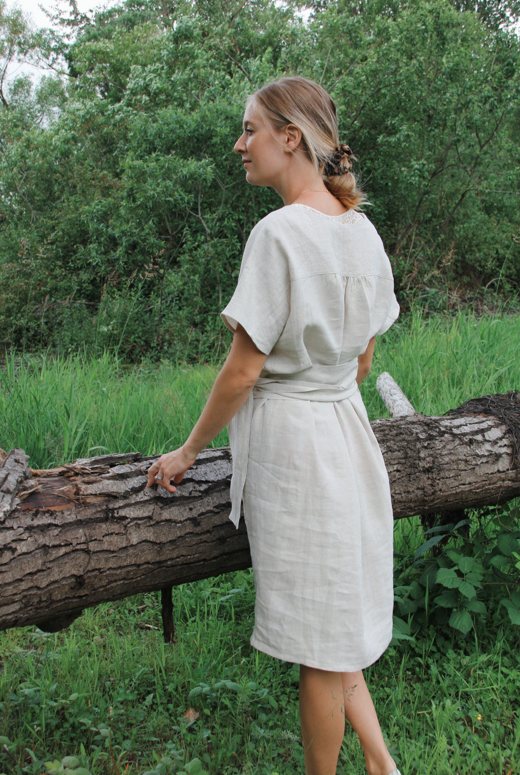 The Sasha Dress - Antique Linen