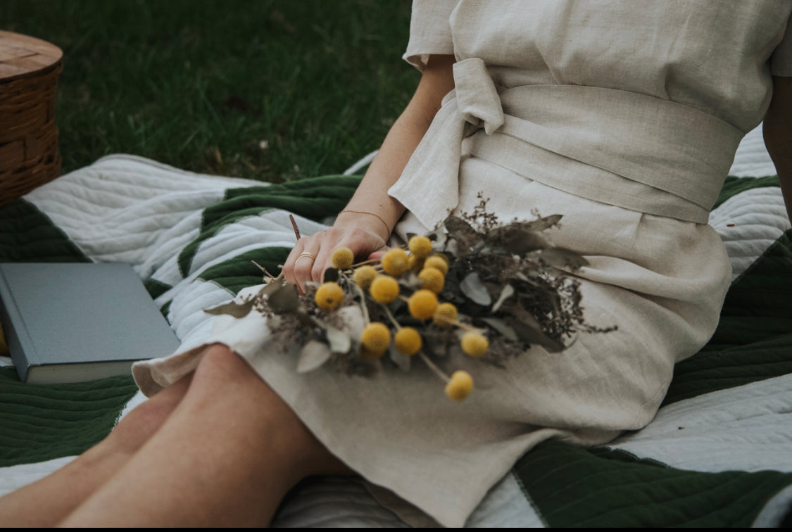 The Sasha Dress - Linen Organic Cotton