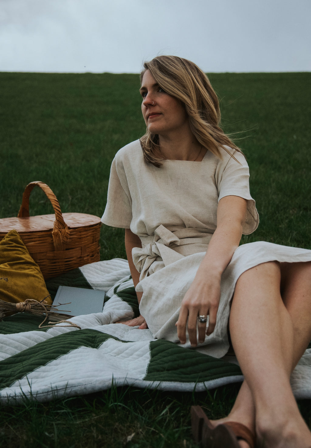 The Sasha Dress - Linen Organic Cotton