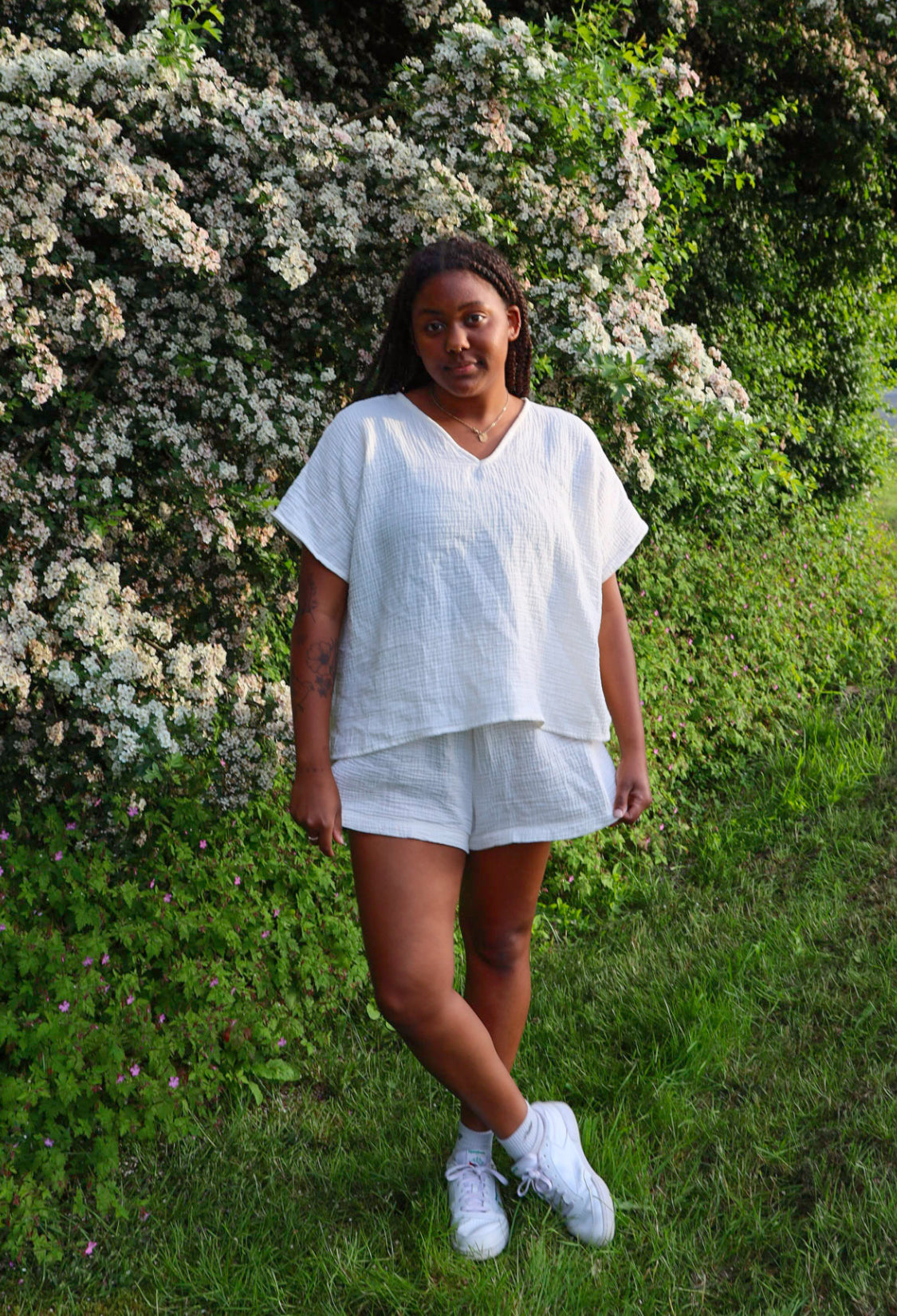 The Box Top - V Neck - Gauze - Colourways 1
