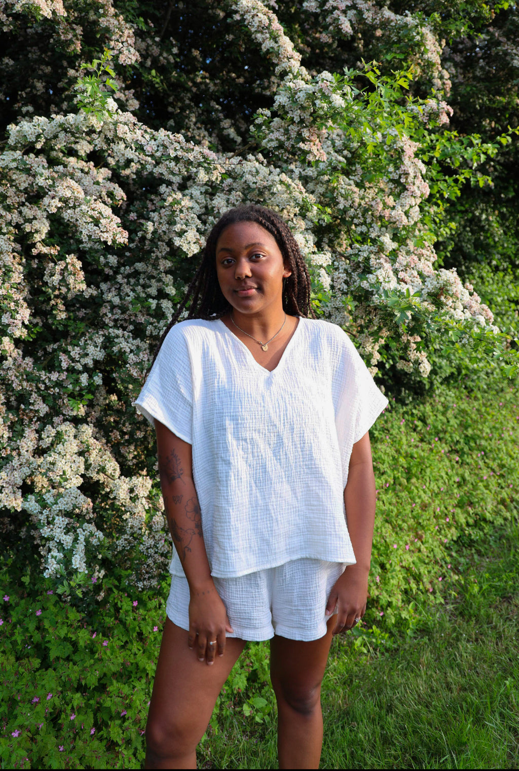 The Box Top - V Neck - Gauze - Colourways 2