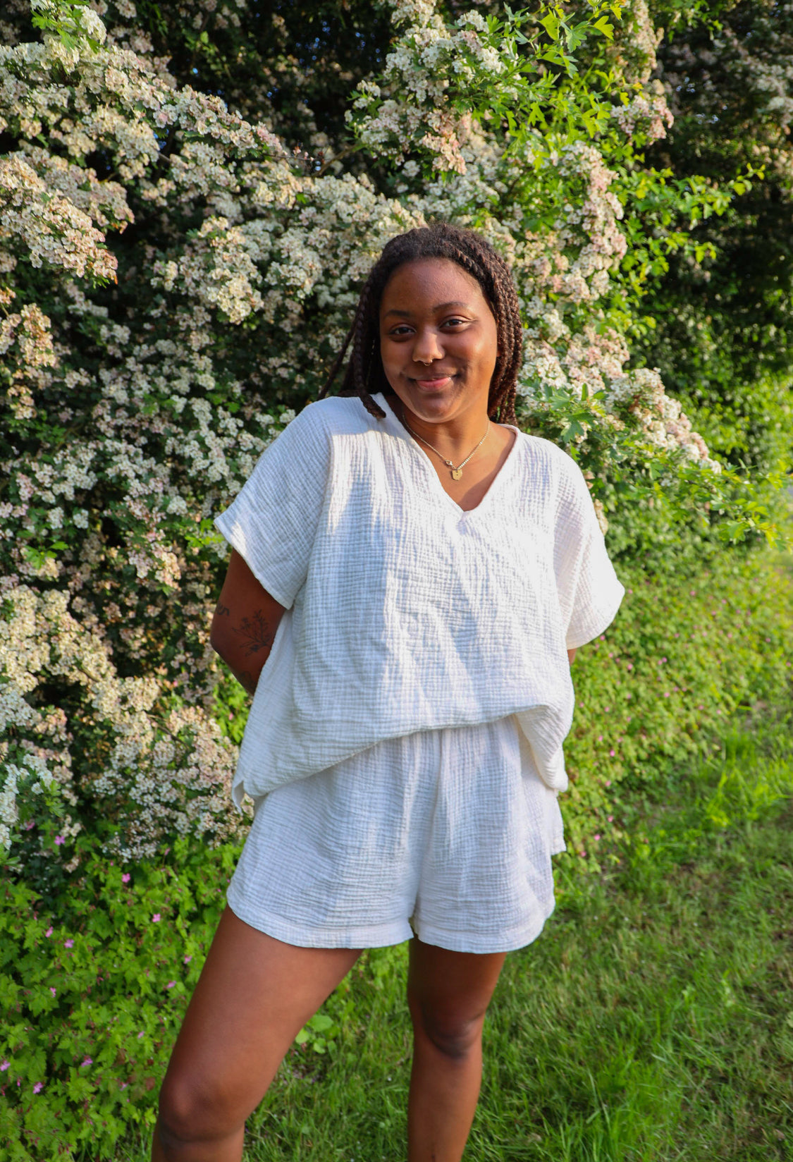 The Box Top - V Neck - Gauze - Colourways 2