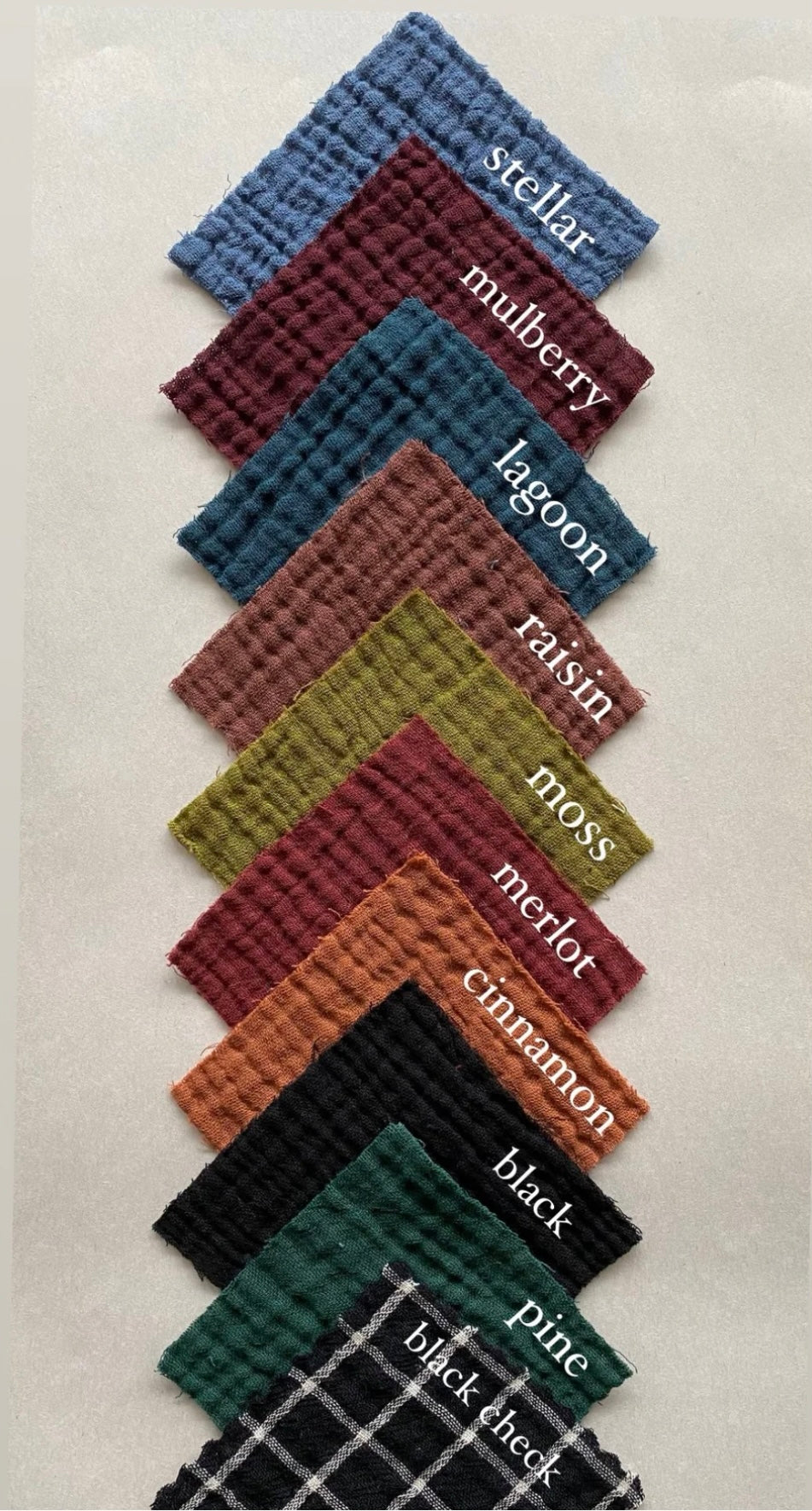 The Wanderer Wide Leg Slacks - Gauze - Colourways 1