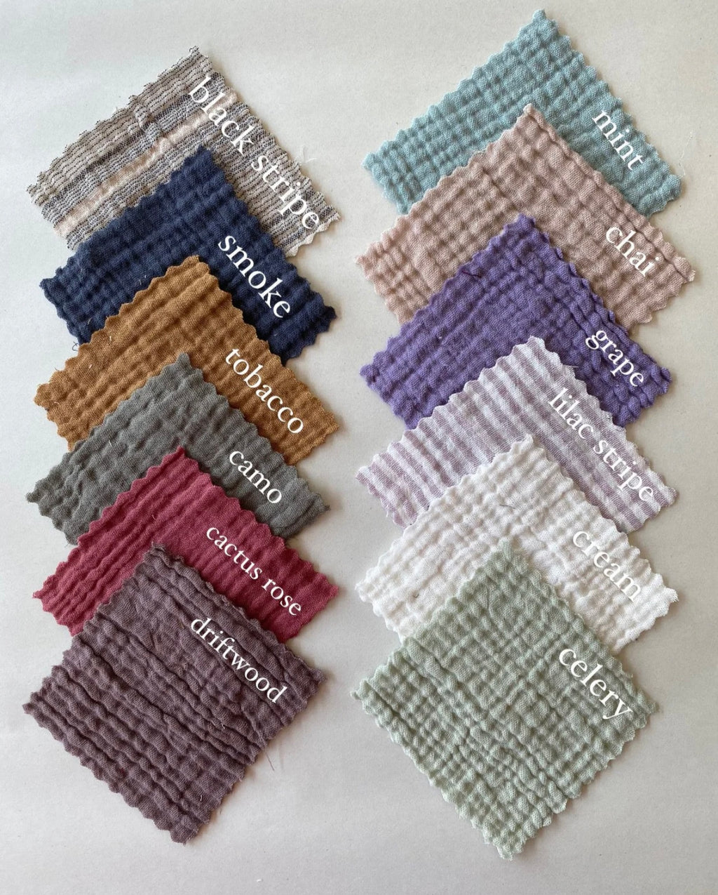 The Belle Wide Leg Slacks - Gauze - Colourways 2