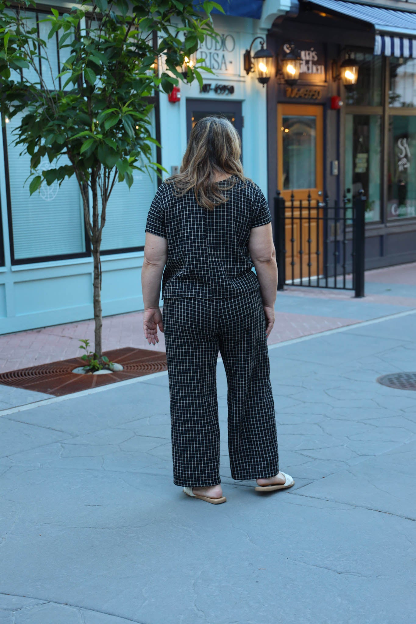 The Belle Wide Leg Slacks - Gauze - Colourways 1
