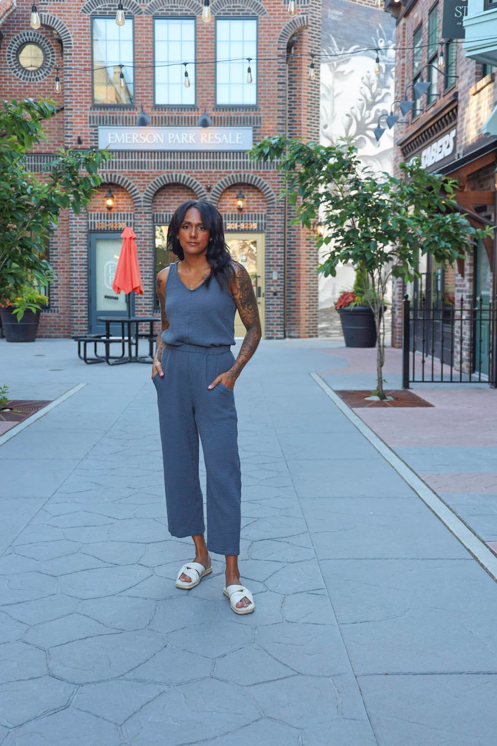 The Wanderer Wide Leg Slacks - Gauze - Colourways 1