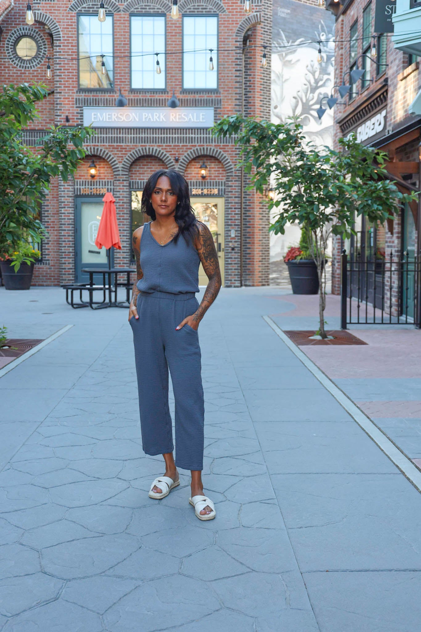 The Wanderer Wide Leg Slacks - Gauze - Colourways 1