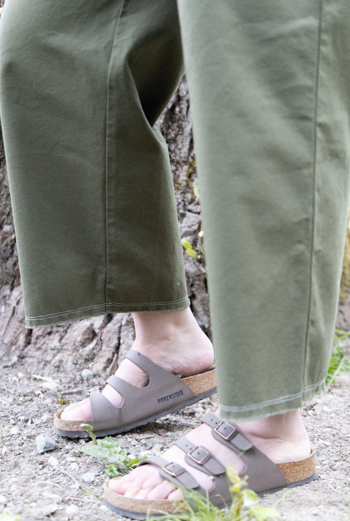 The Wanderer Wide Lag Slacks - Cotton Canvas