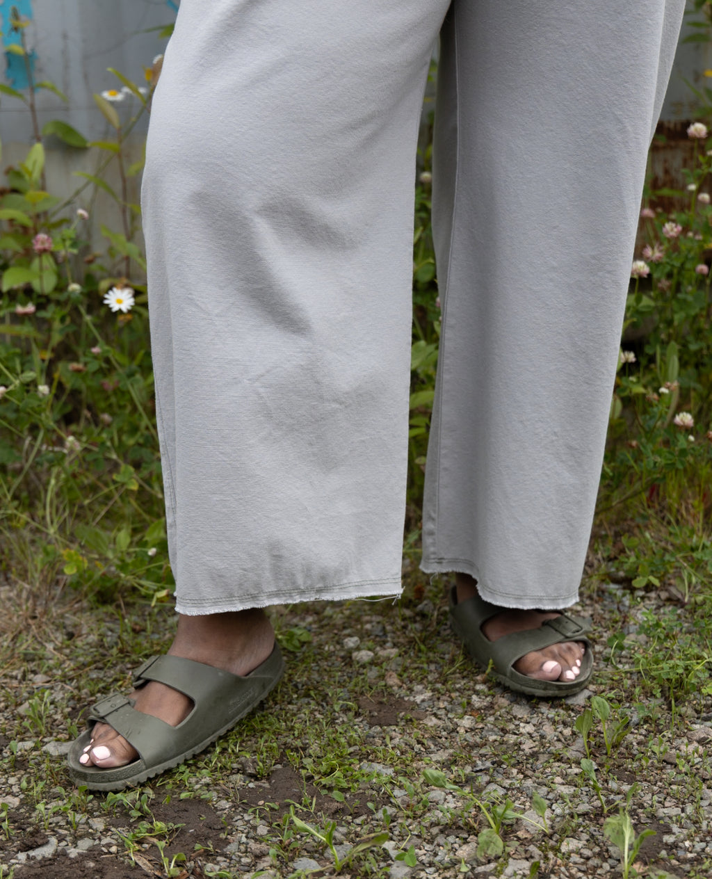 The Wanderer Wide Lag Slacks - Cotton Canvas