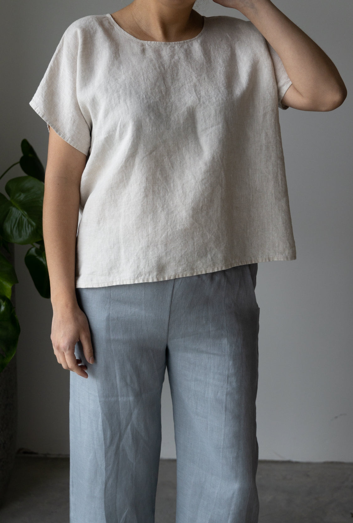 The Box Top - Antique Linen