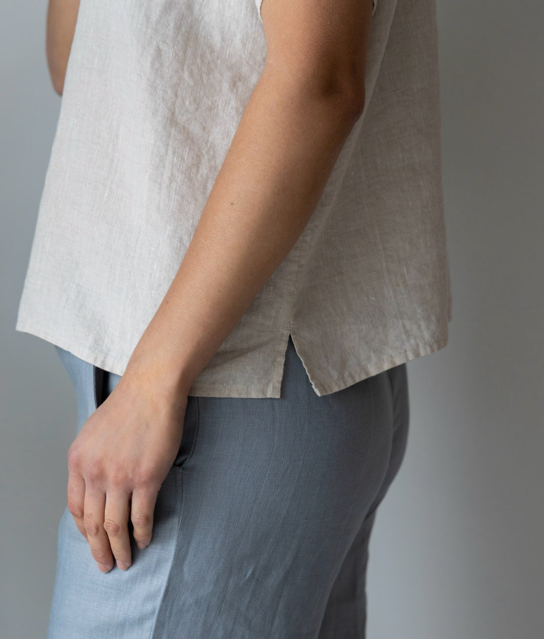 The Box Top - Antique Linen