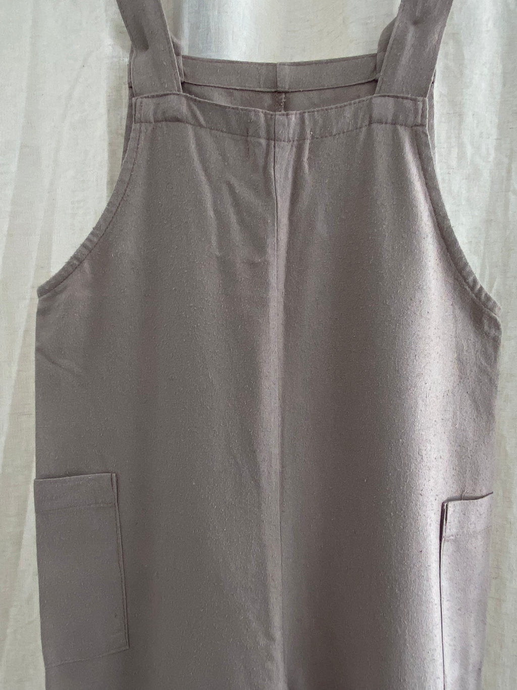 Marketplace - XS - Dungarees - Raw Silk - Mushroom
