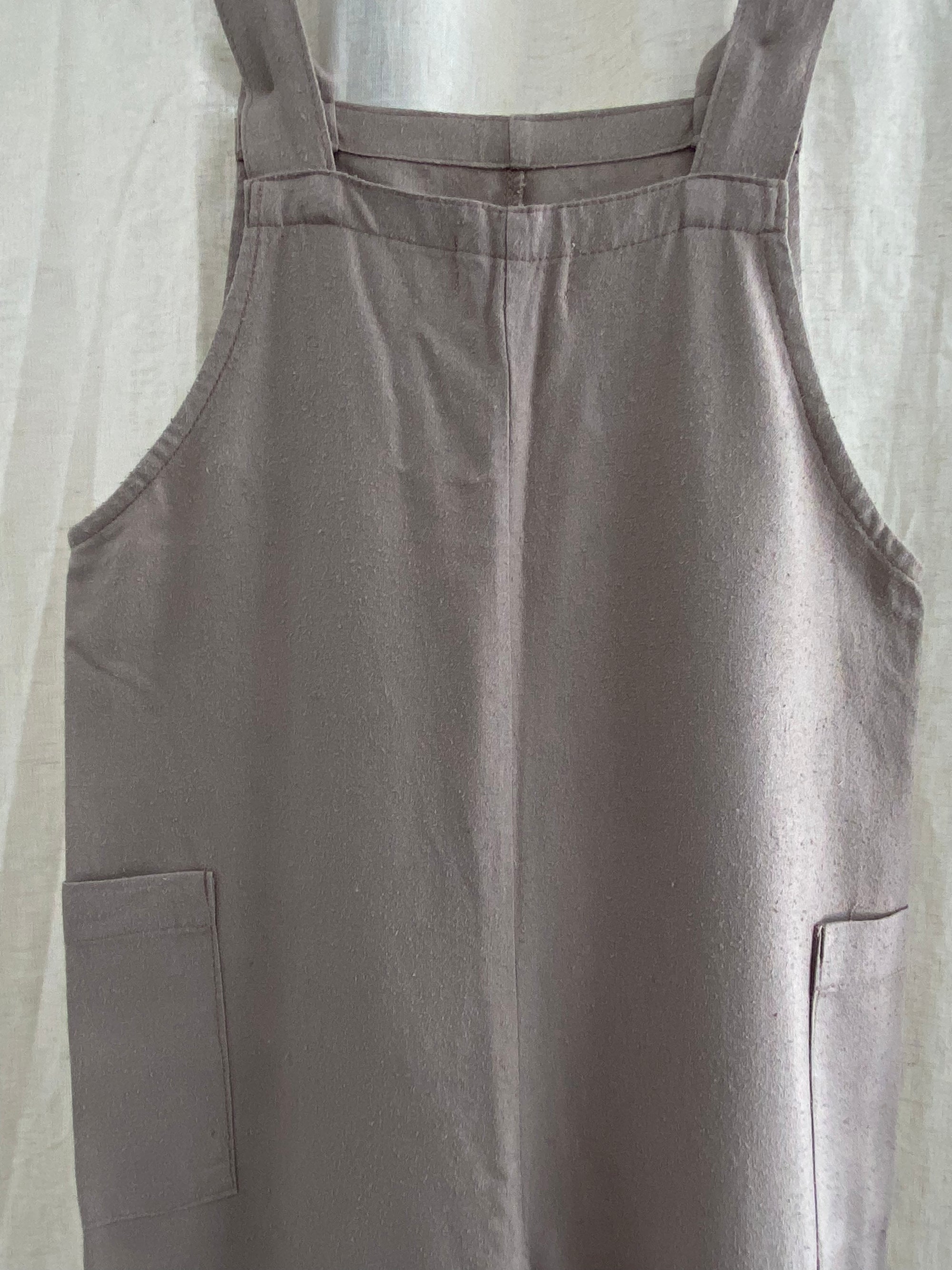 Marketplace - XS - Dungarees - Raw Silk - Mushroom