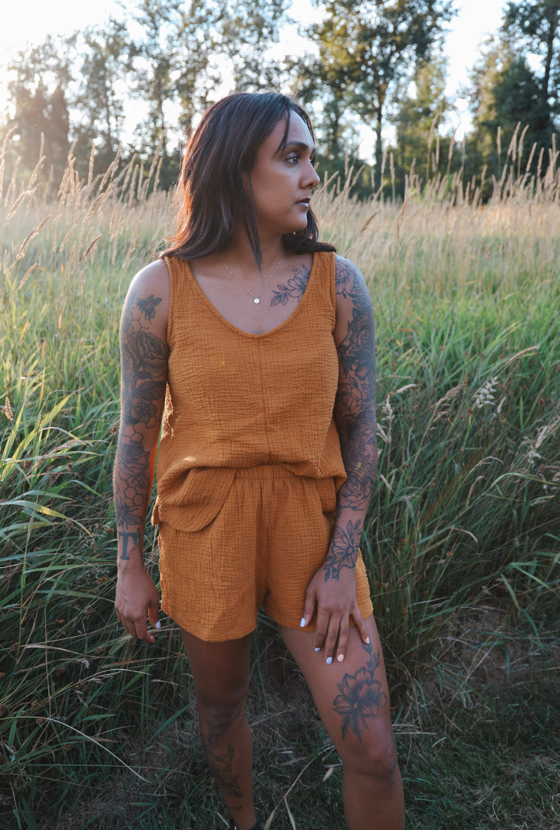 The Essential Gauze Separates - Shorts - Colourways 1