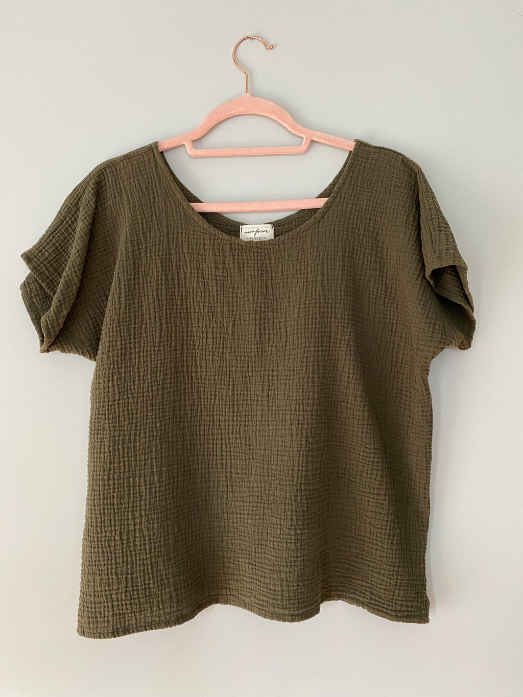 Marketplace - XS - Box Top - Gauze - Bark