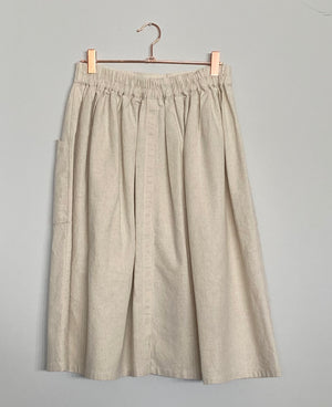 Marketplace, Small, The Skirt, Linen Cotton, Natural