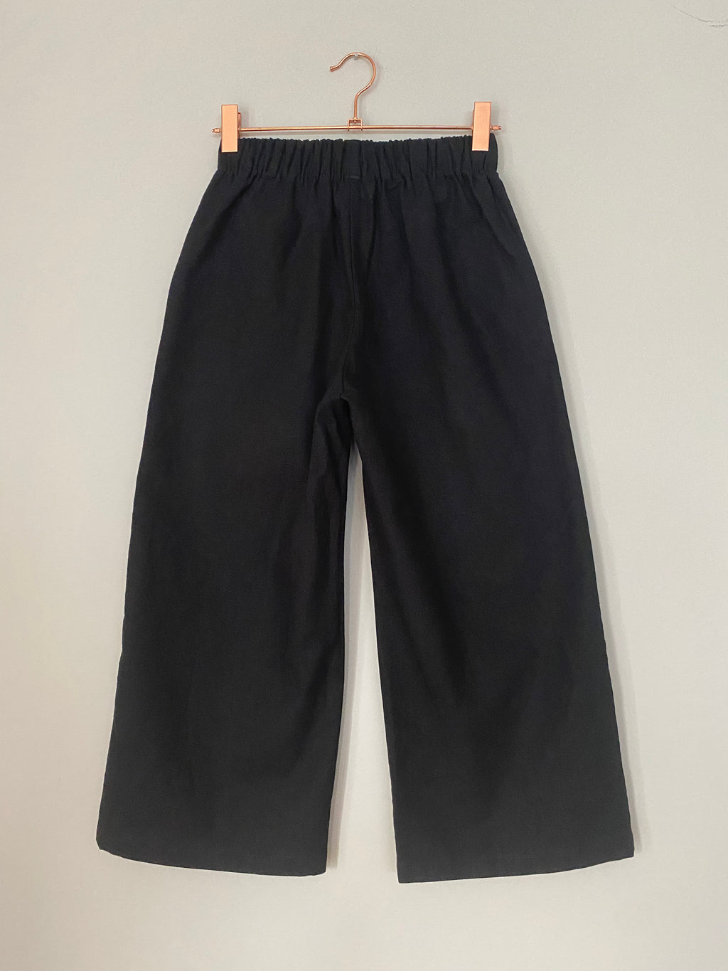 Marketplace - XS - Pedal Pusher - Linen Organic Cotton - Black