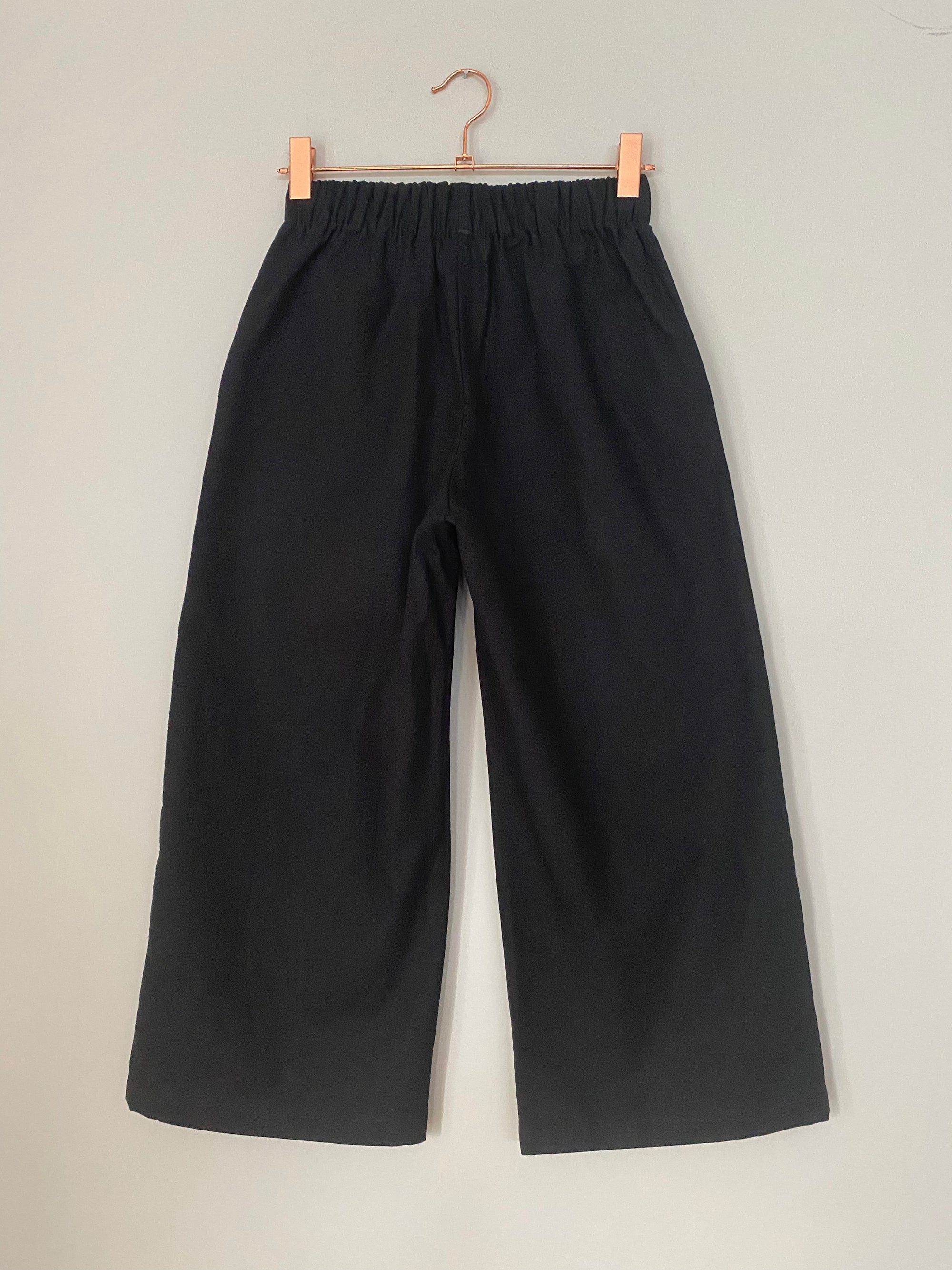 Marketplace - XS - Pedal Pusher - Linen Organic Cotton - Black