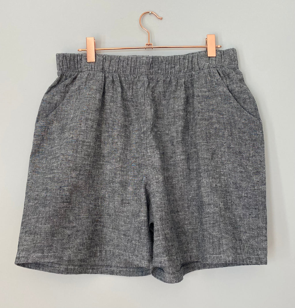 Marketplace, Large, Shorts, Hemp Organic Cotton, Charcoal