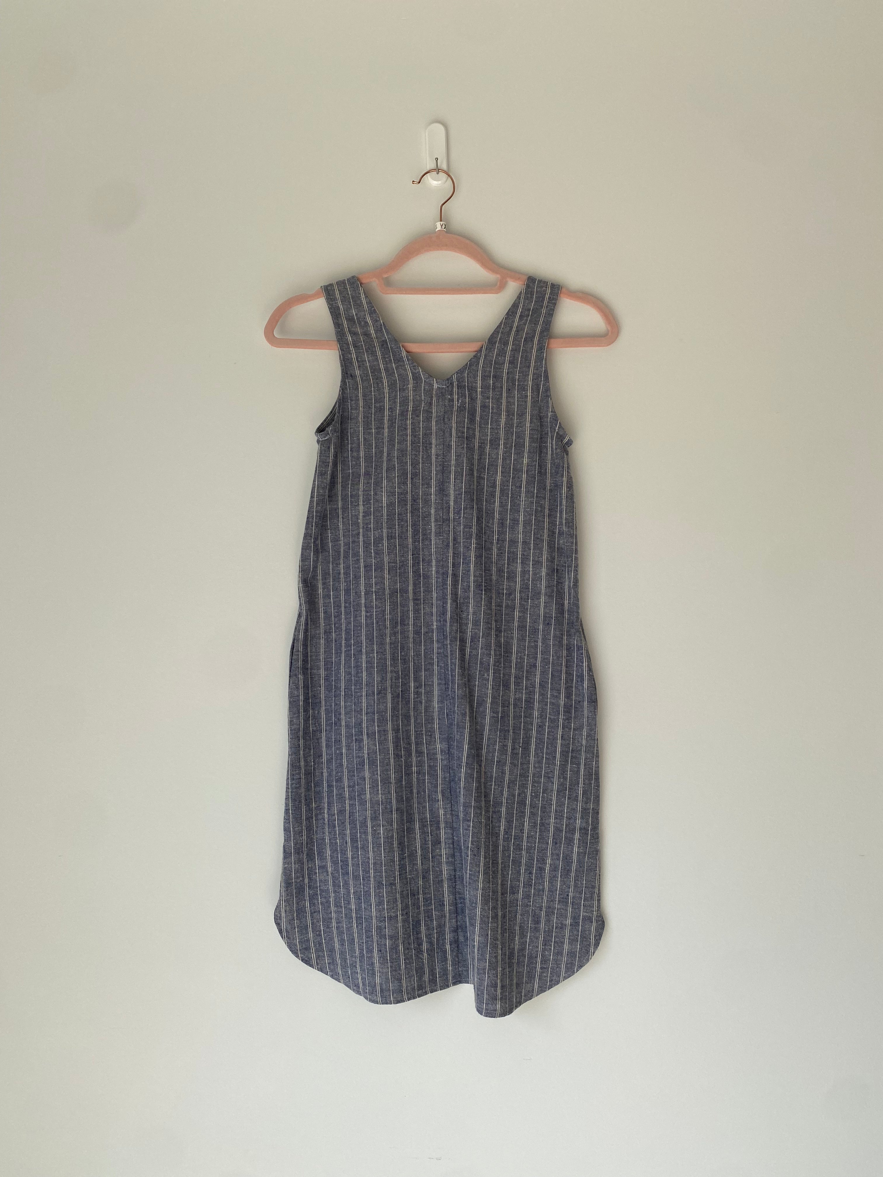 Marketplace - XXS - Winona Dress - Hemp Organic Cotton - Nautical Stripe