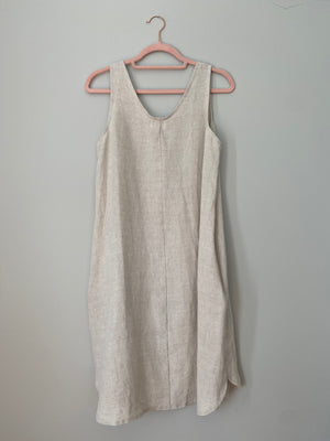 Marketplace, Medium, Winona Sheath Dress, Antique Linen, Oatmeal