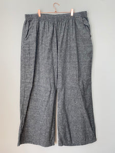 Marketplace, 4X, Belle Slacks, Hemp Organic Cotton, Charcoal