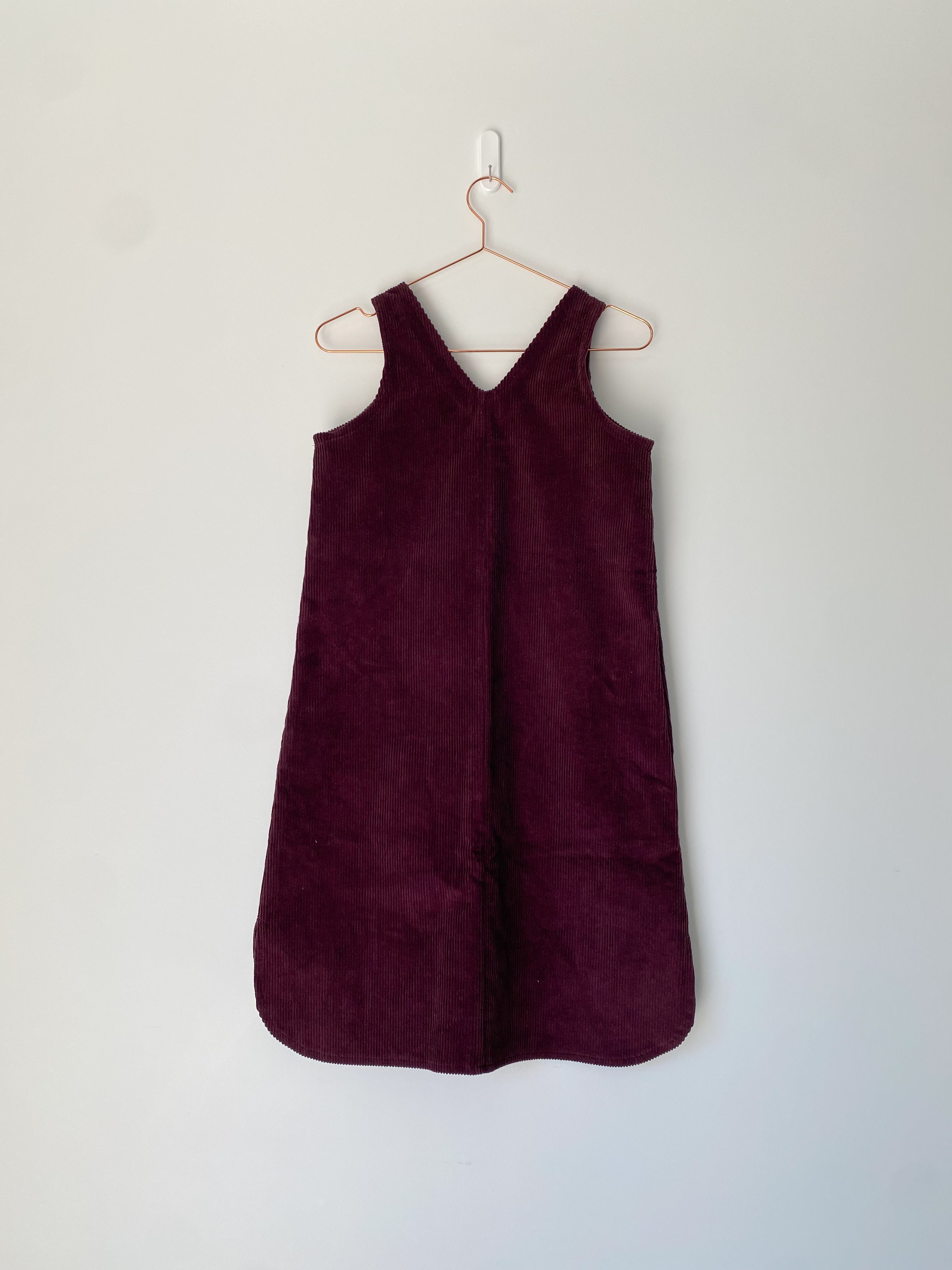 Marketplace - XS - Winona Dress - 8 Whale Corduroy - Merlot