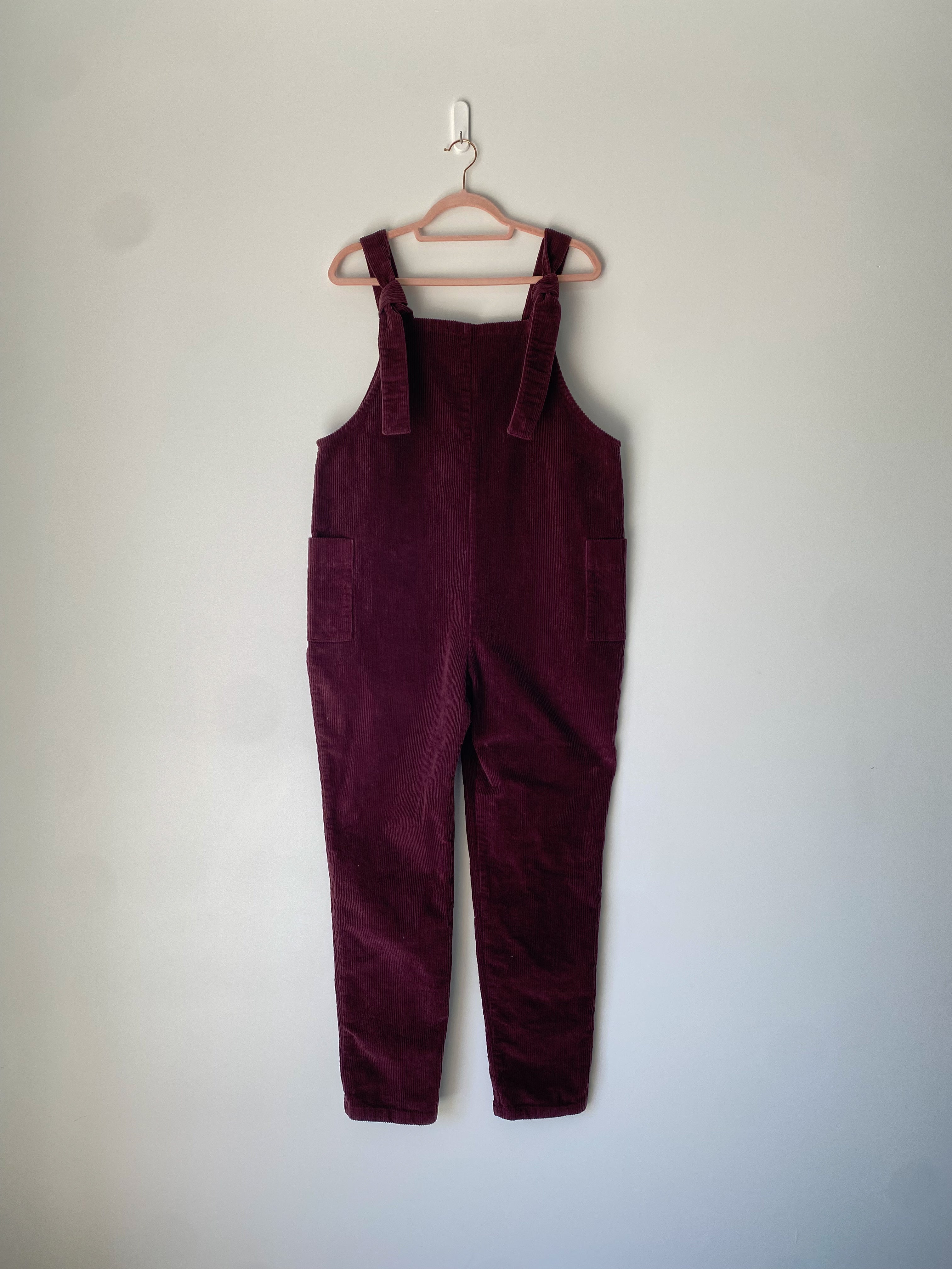 Marketplace - L - Dungarees - Corduroy 8 Whale - Merlot