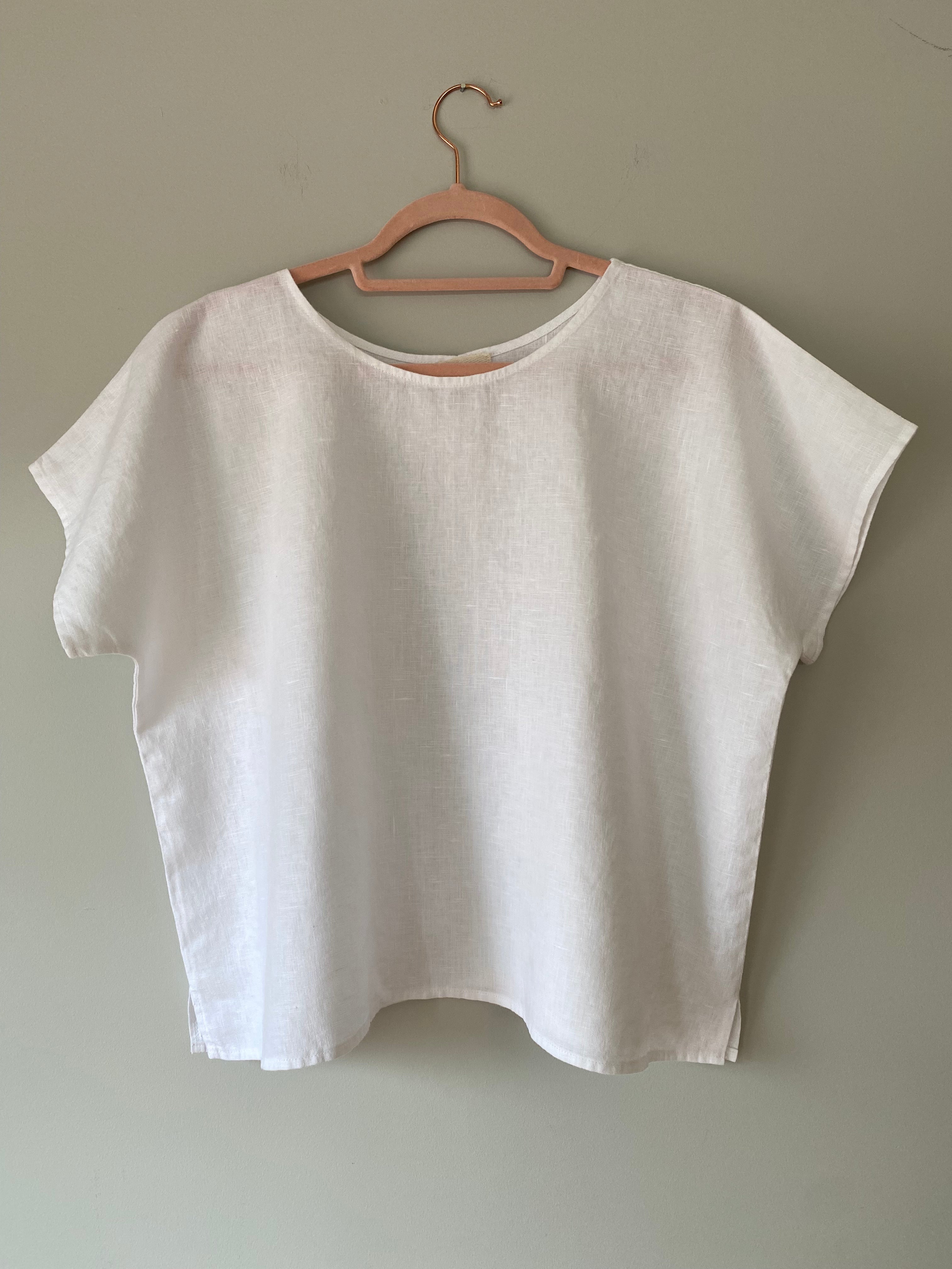 Marketplace, Medium, Box top, Linen, White