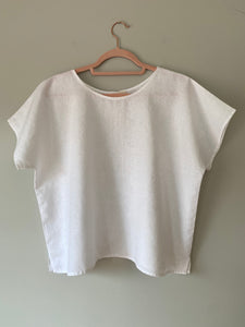 Marketplace, Medium, Box top, Linen, White