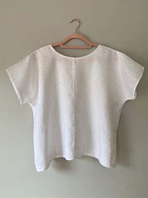 Marketplace, Medium, Box top, Linen, White