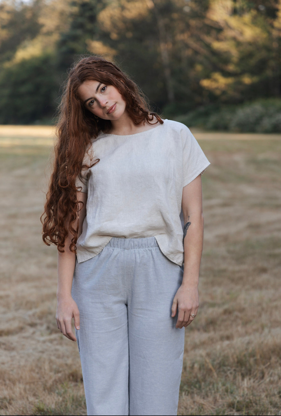 The Box Top - Antique Linen