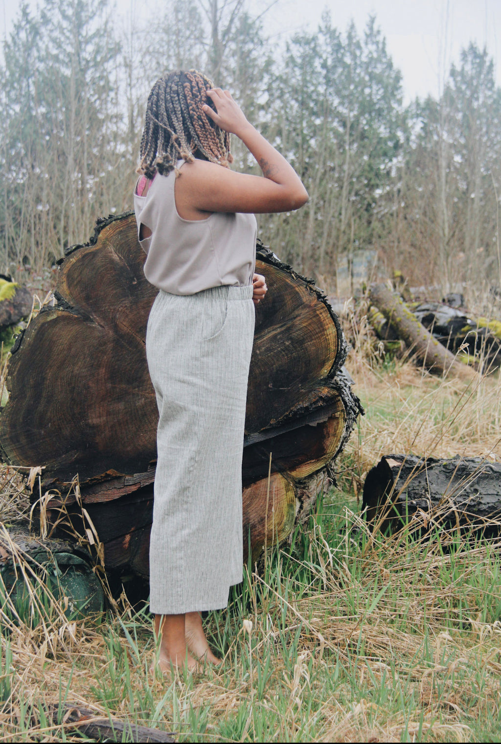 The Wanderer Wide Leg Slacks - Hemp Organic Cotton