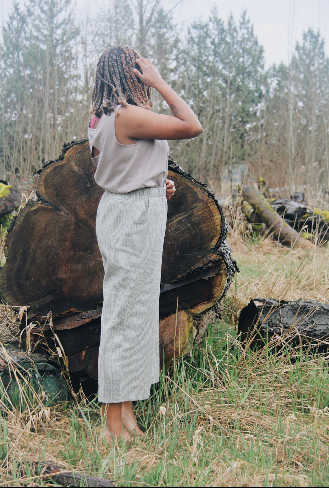 The Wanderer Wide Leg Slacks - Hemp Organic Cotton