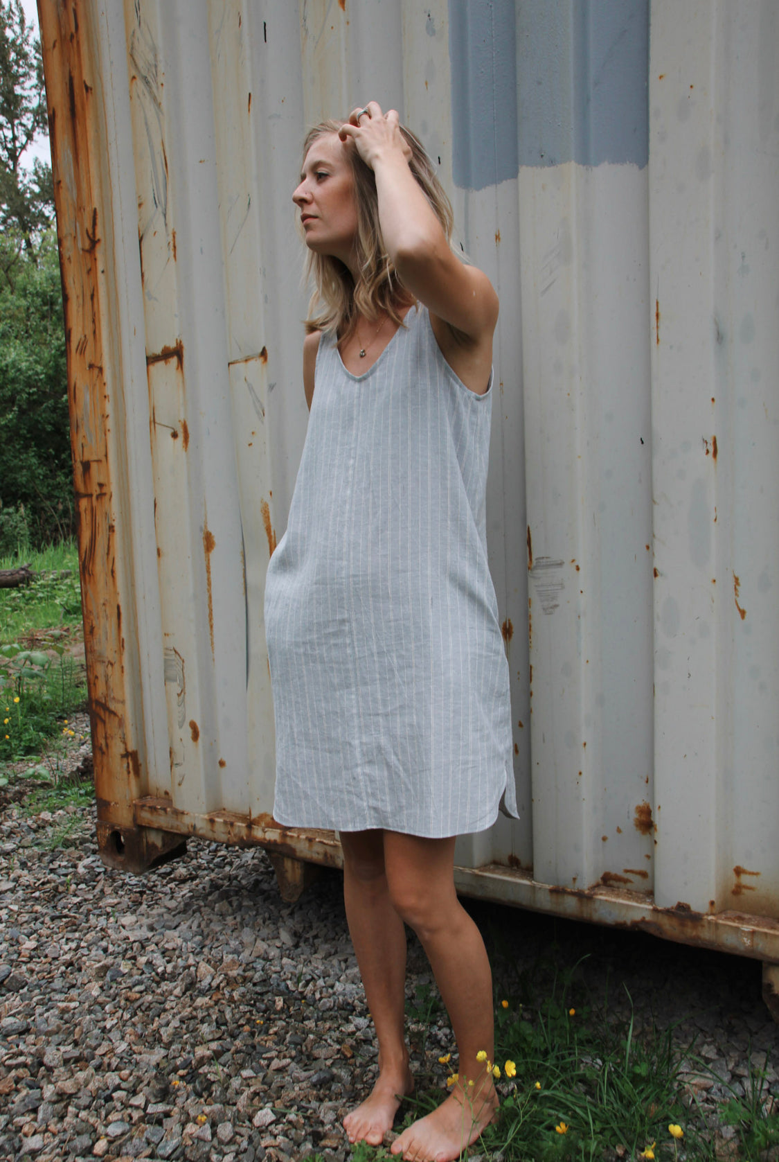 The Winona Sheath Dress - Hemp Organic Cotton