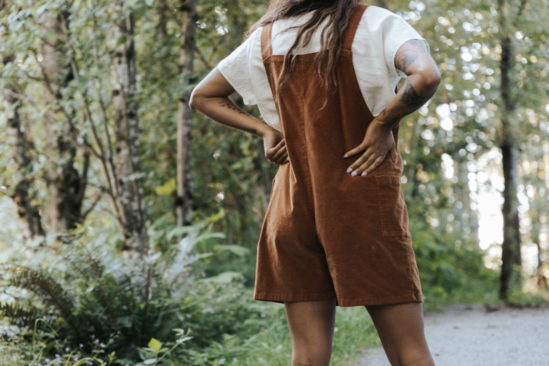 The Dungaree Shorts - Corduroy 8 Wale