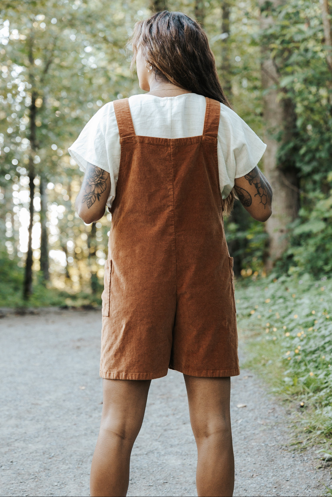 The Dungaree Shorts - Corduroy 8 Wale