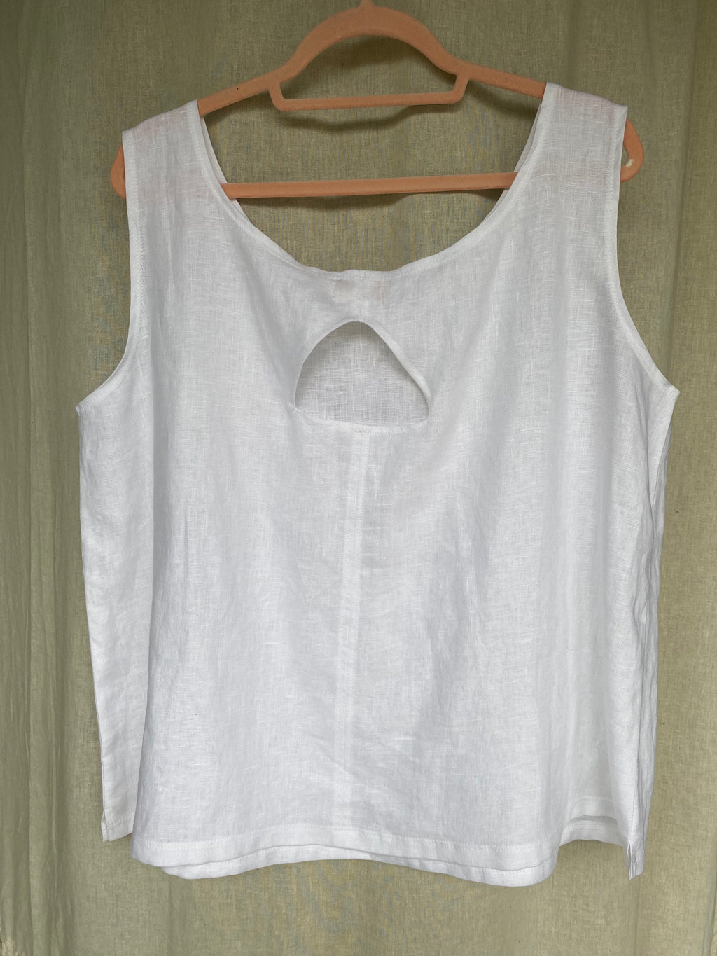 Marketplace - 3X - Tank Top - Linen - White