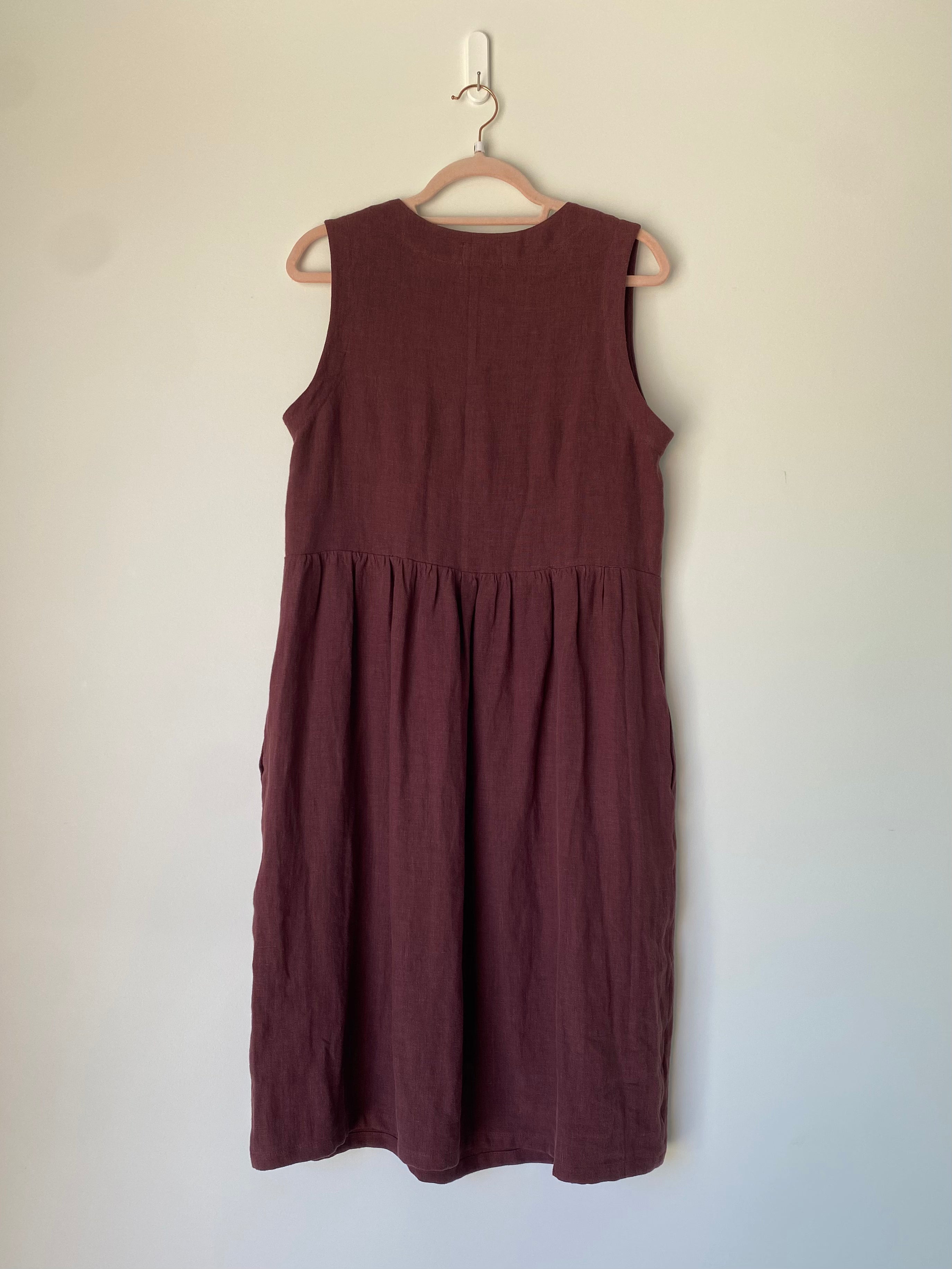 Marketplace - M - The Vintage Dress - Hemp - Merlot