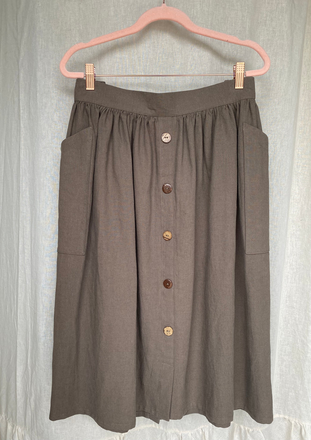 Marketplace - 3X - The Skirt - Antique Linen - Khaki