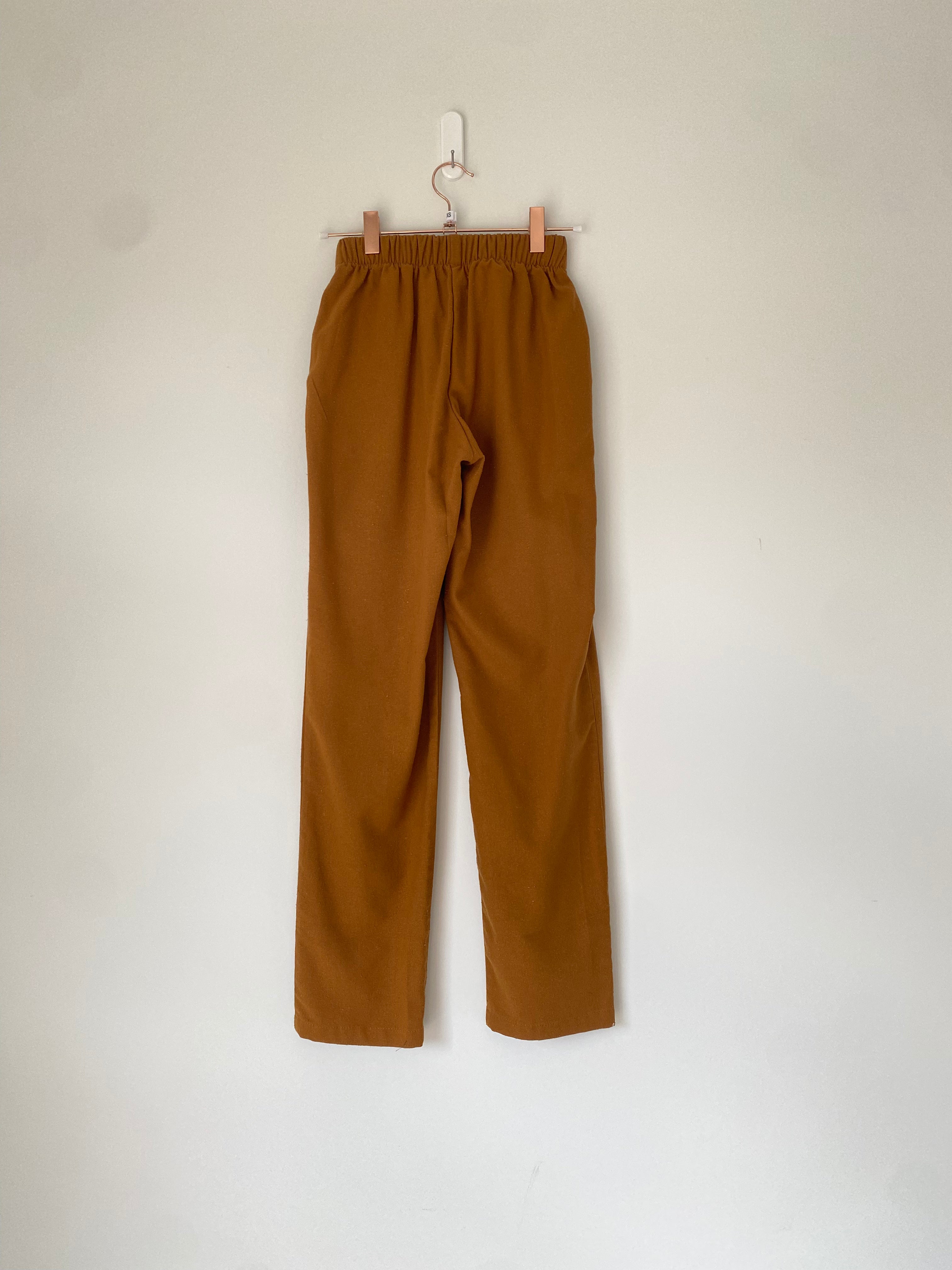Marketplace - XS - The Slacks - Raw Silk - Cinnamon