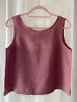 Marketplace - Medium - Tank Top - Light Linen - Plum