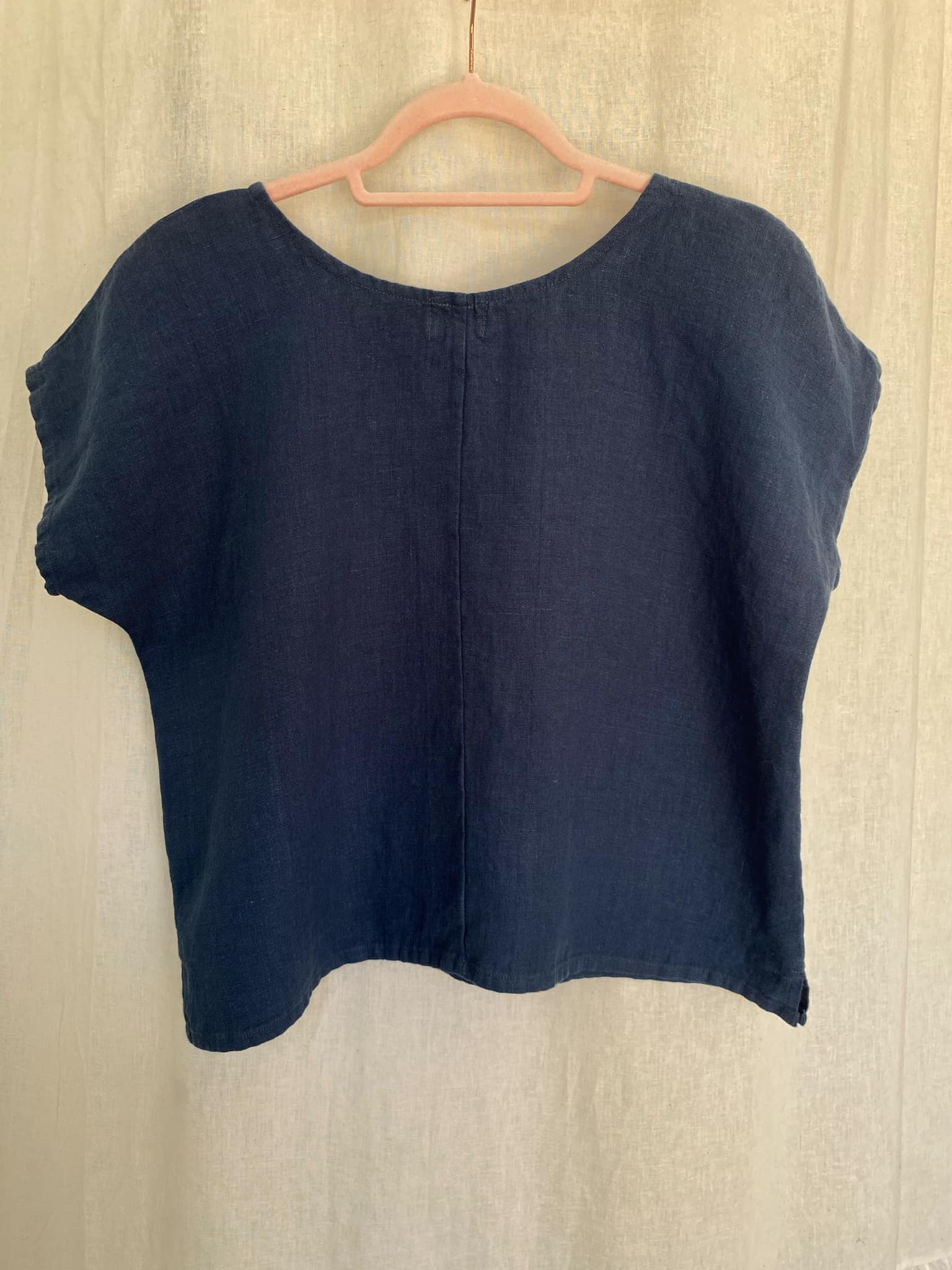 Marketplace - S - Navy Hemp -  Box Top